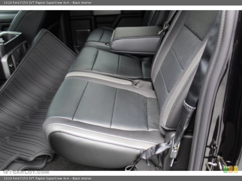 Black Interior Rear Seat for the 2019 Ford F150 SVT Raptor SuperCrew 4x4 #133143029