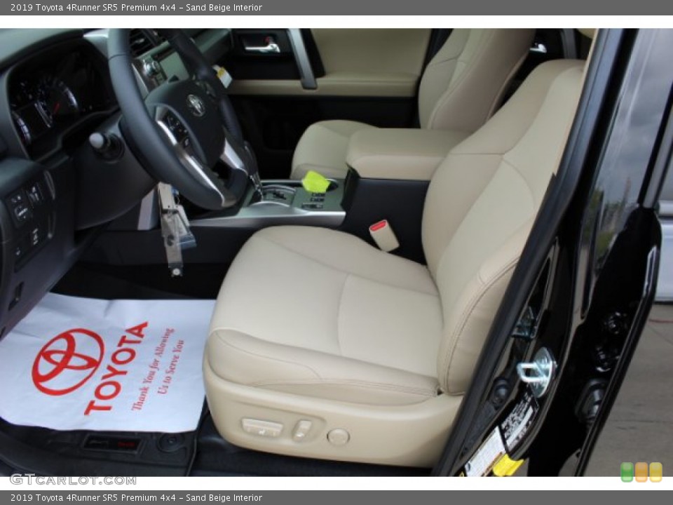 Sand Beige Interior Front Seat for the 2019 Toyota 4Runner SR5 Premium 4x4 #133143572