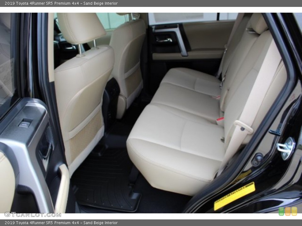 Sand Beige Interior Rear Seat for the 2019 Toyota 4Runner SR5 Premium 4x4 #133143686