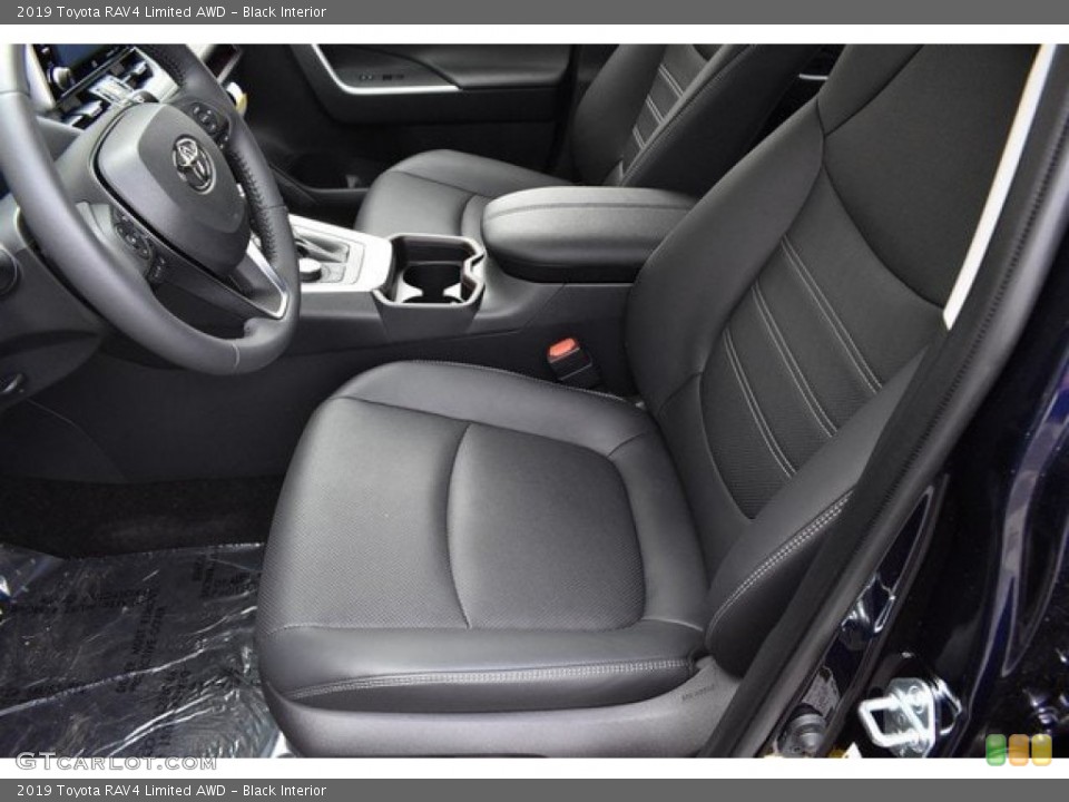 Black Interior Front Seat For The 2019 Toyota Rav4 Limited