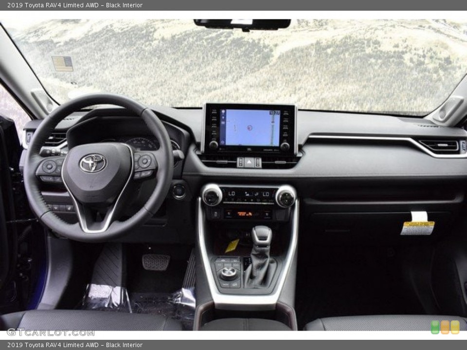 Black Interior Dashboard for the 2019 Toyota RAV4 Limited AWD #133148213