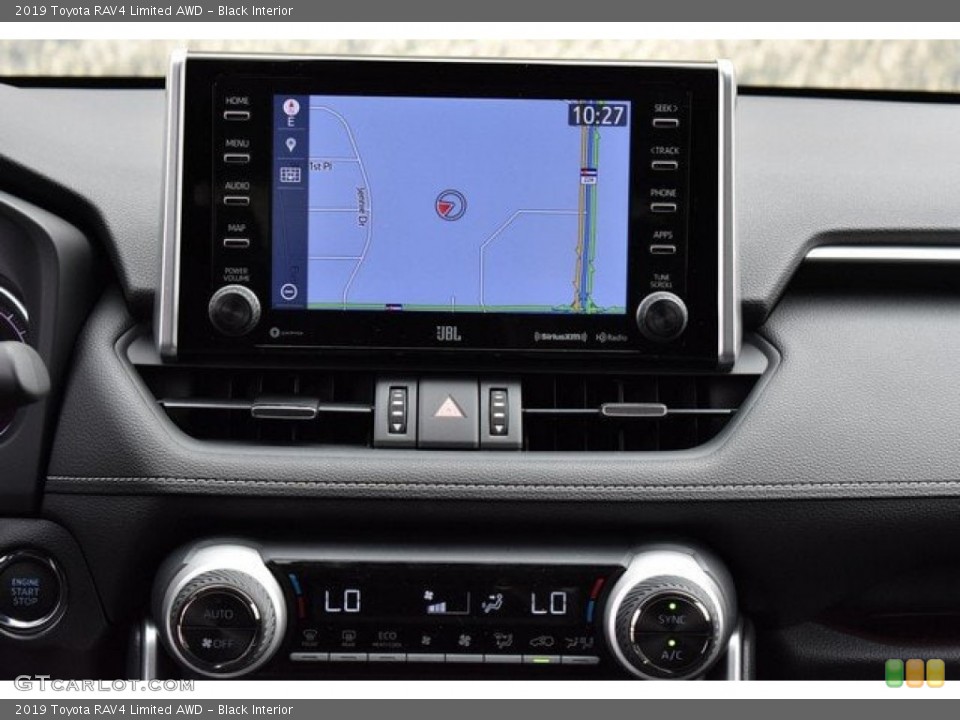 Black Interior Navigation for the 2019 Toyota RAV4 Limited AWD #133148249