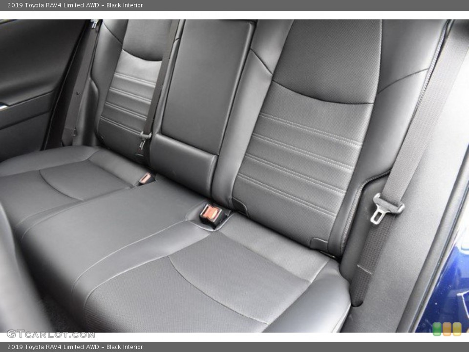 Black Interior Rear Seat for the 2019 Toyota RAV4 Limited AWD #133148270