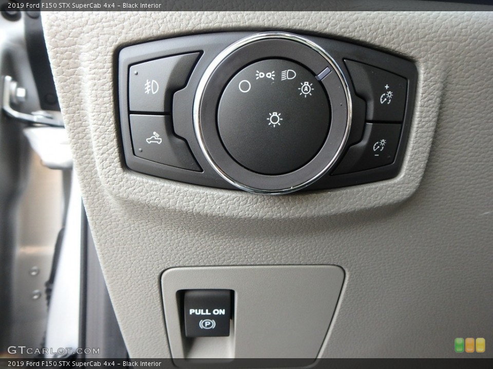 Black Interior Controls for the 2019 Ford F150 STX SuperCab 4x4 #133152149