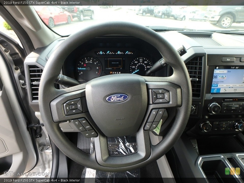 Black Interior Steering Wheel for the 2019 Ford F150 STX SuperCab 4x4 #133152173