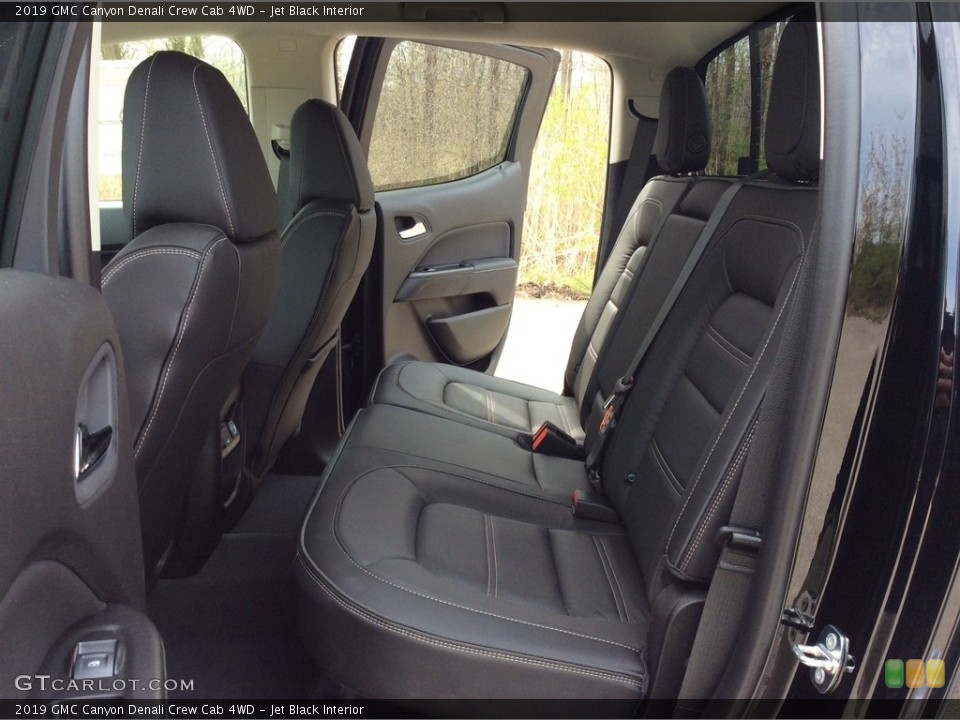 Jet Black Interior Rear Seat for the 2019 GMC Canyon Denali Crew Cab 4WD #133152584