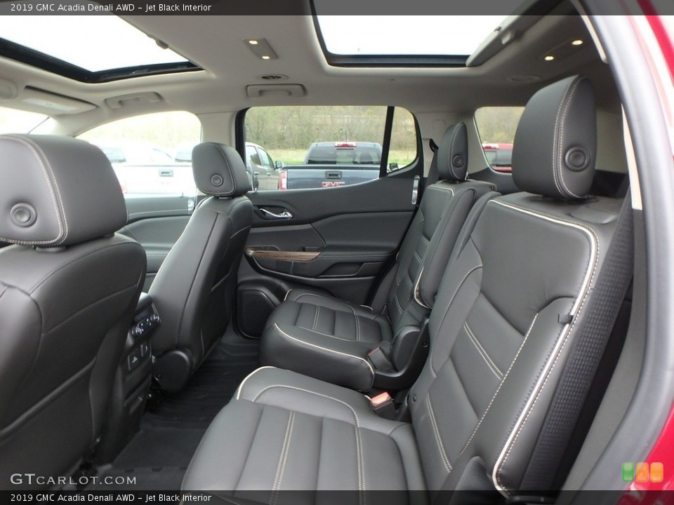 Jet Black Interior Rear Seat for the 2019 GMC Acadia Denali AWD #133153589