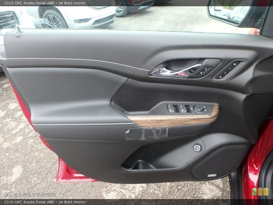 Jet Black Interior Door Panel for the 2019 GMC Acadia Denali AWD #133153643
