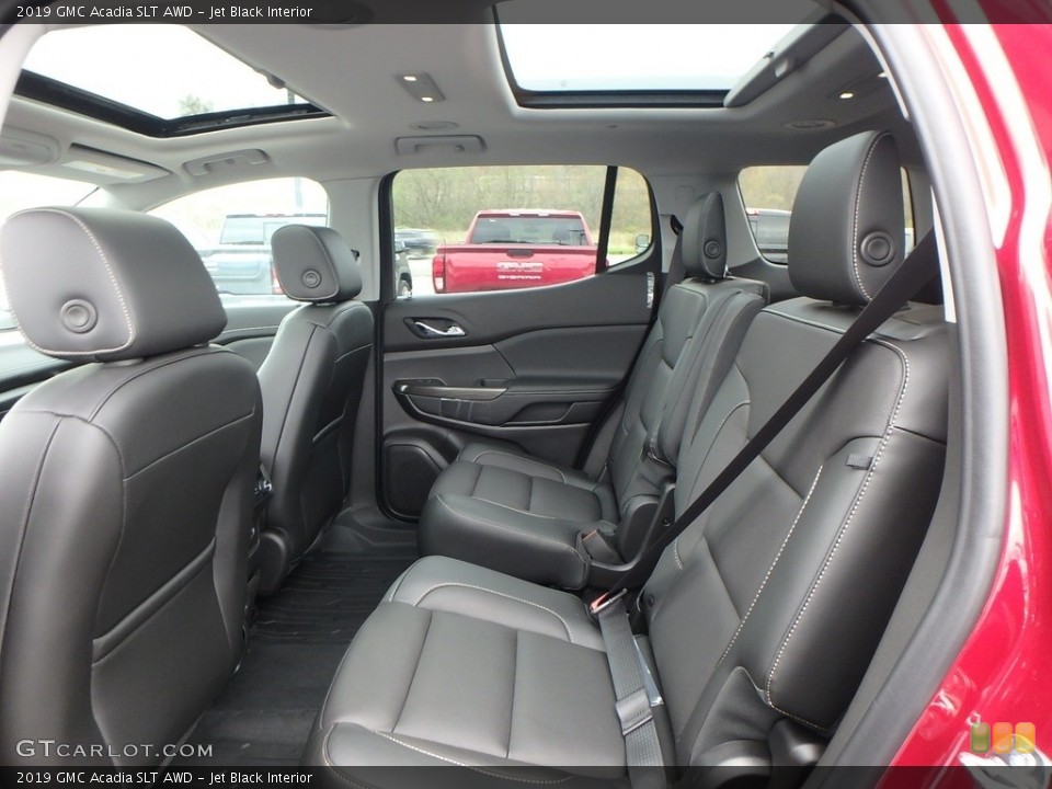 Jet Black Interior Rear Seat for the 2019 GMC Acadia SLT AWD #133154183