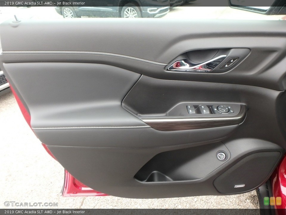 Jet Black Interior Door Panel for the 2019 GMC Acadia SLT AWD #133154228