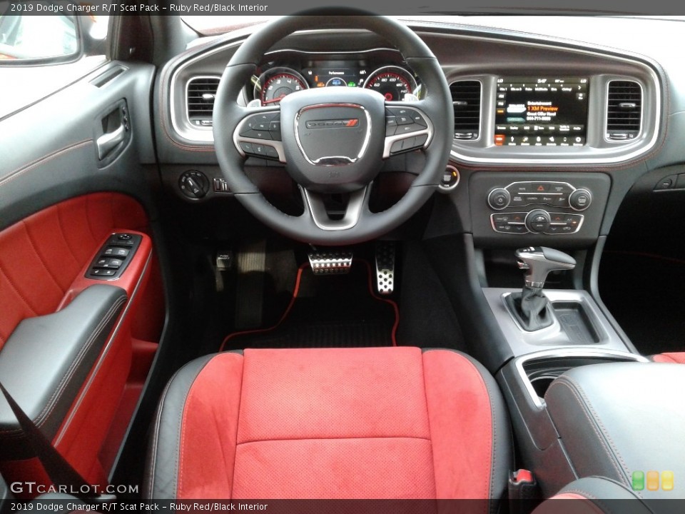 Ruby Red/Black Interior Dashboard for the 2019 Dodge Charger R/T Scat Pack #133154456