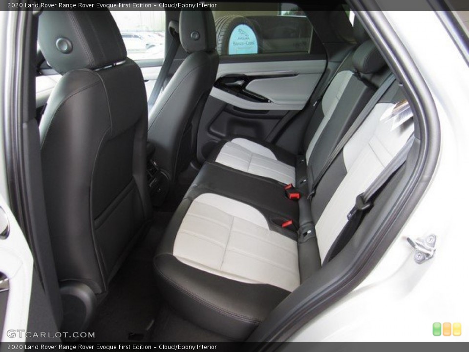 Cloud/Ebony Interior Rear Seat for the 2020 Land Rover Range Rover Evoque First Edition #133155344