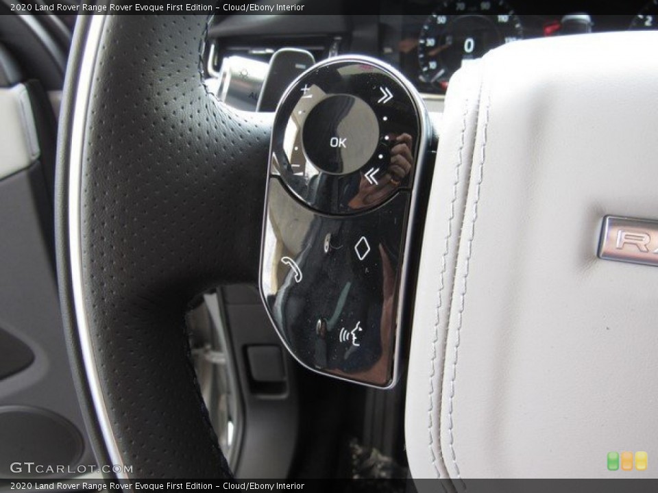 Cloud/Ebony Interior Steering Wheel for the 2020 Land Rover Range Rover Evoque First Edition #133155560