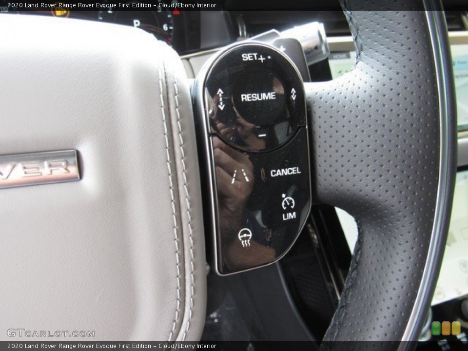 Cloud/Ebony Interior Steering Wheel for the 2020 Land Rover Range Rover Evoque First Edition #133155578