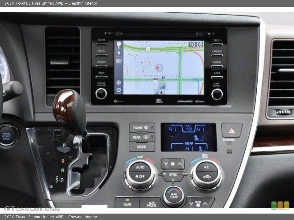 Chestnut Interior Controls for the 2020 Toyota Sienna Limited AWD #133155611