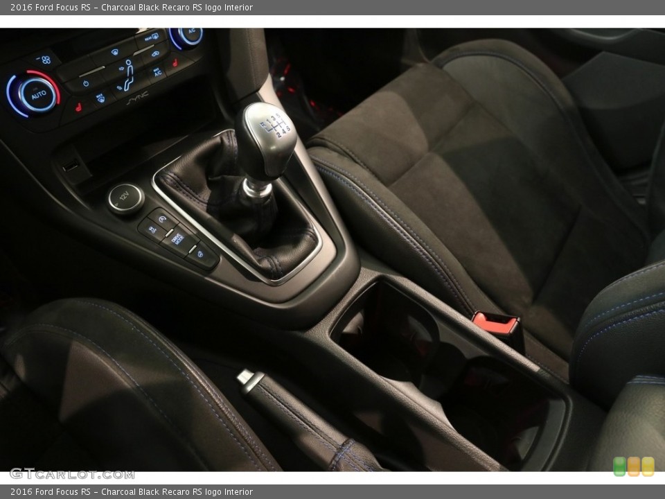 Charcoal Black Recaro RS logo Interior Transmission for the 2016 Ford Focus RS #133157588