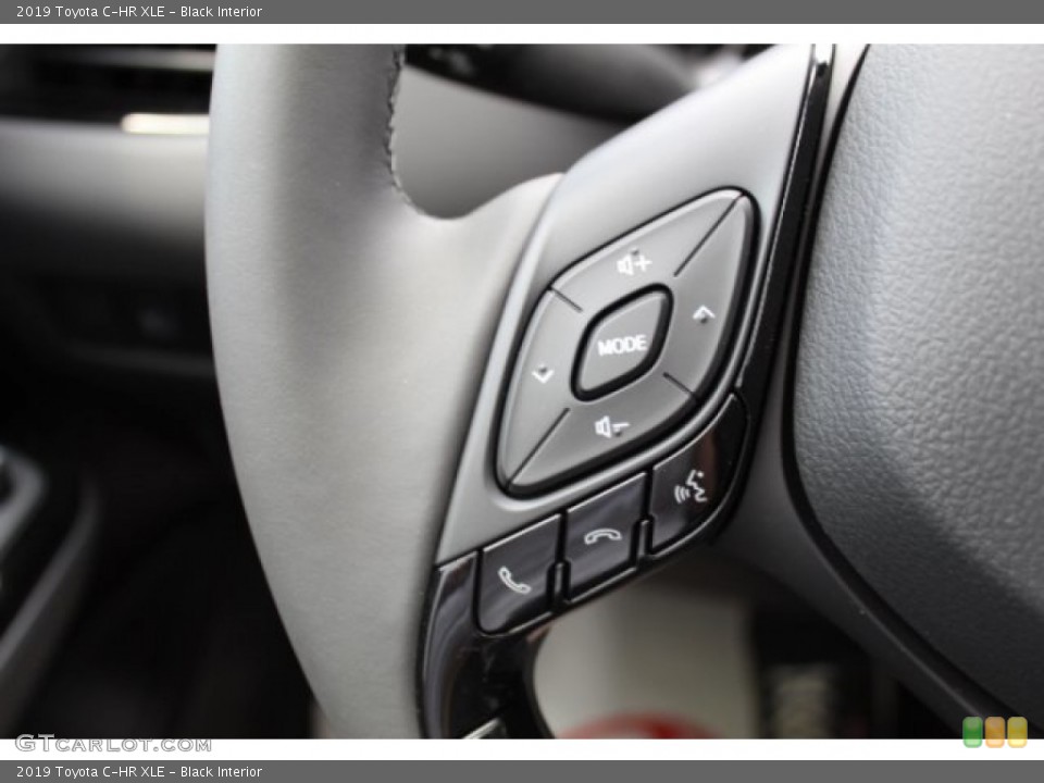Black Interior Steering Wheel for the 2019 Toyota C-HR XLE #133161057