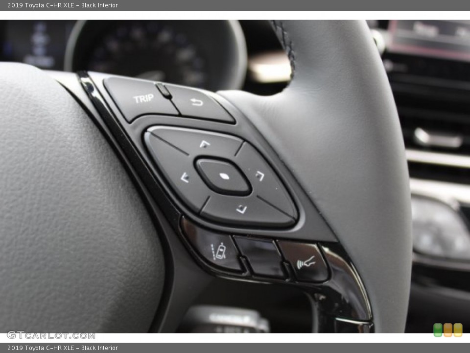 Black Interior Steering Wheel for the 2019 Toyota C-HR XLE #133161065