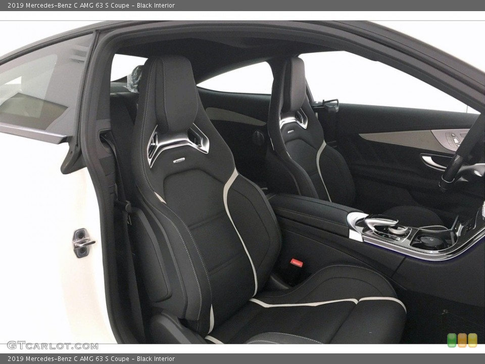 Black Interior Front Seat for the 2019 Mercedes-Benz C AMG 63 S Coupe #133163459