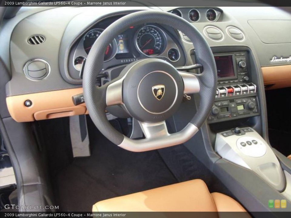 Marrone Janus Interior Dashboard for the 2009 Lamborghini Gallardo LP560-4 Coupe #13316659