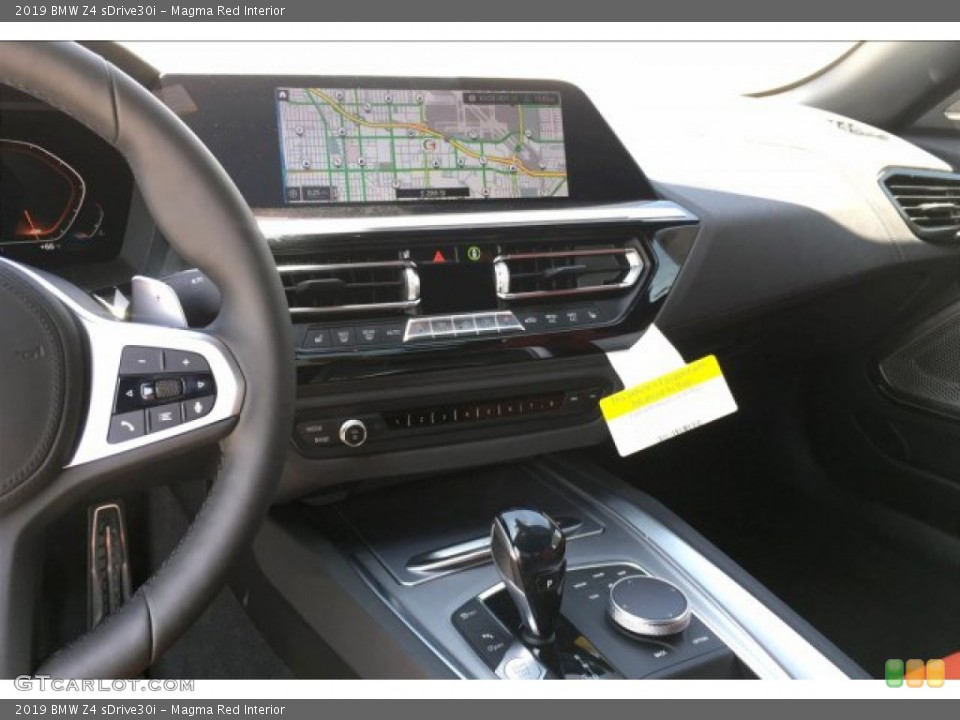 Magma Red Interior Navigation for the 2019 BMW Z4 sDrive30i #133166676
