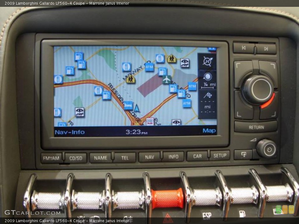 Marrone Janus Interior Navigation for the 2009 Lamborghini Gallardo LP560-4 Coupe #13316684