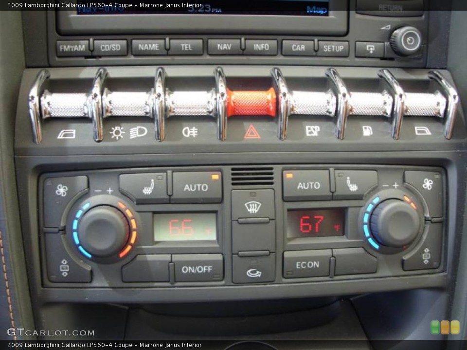 Marrone Janus Interior Controls for the 2009 Lamborghini Gallardo LP560-4 Coupe #13316689