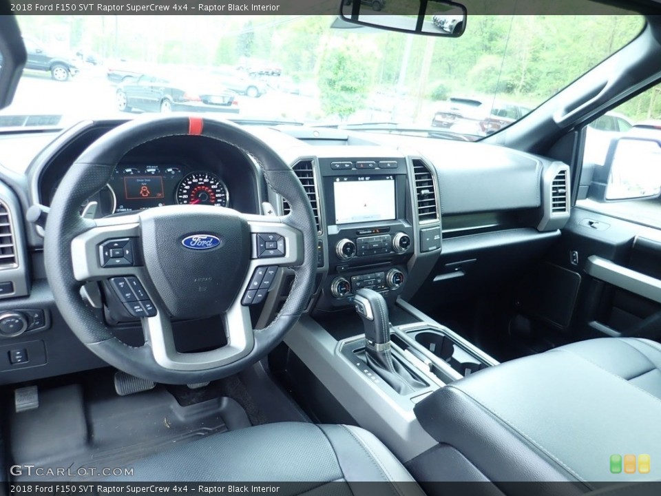 Raptor Black Interior Front Seat for the 2018 Ford F150 SVT Raptor SuperCrew 4x4 #133187580