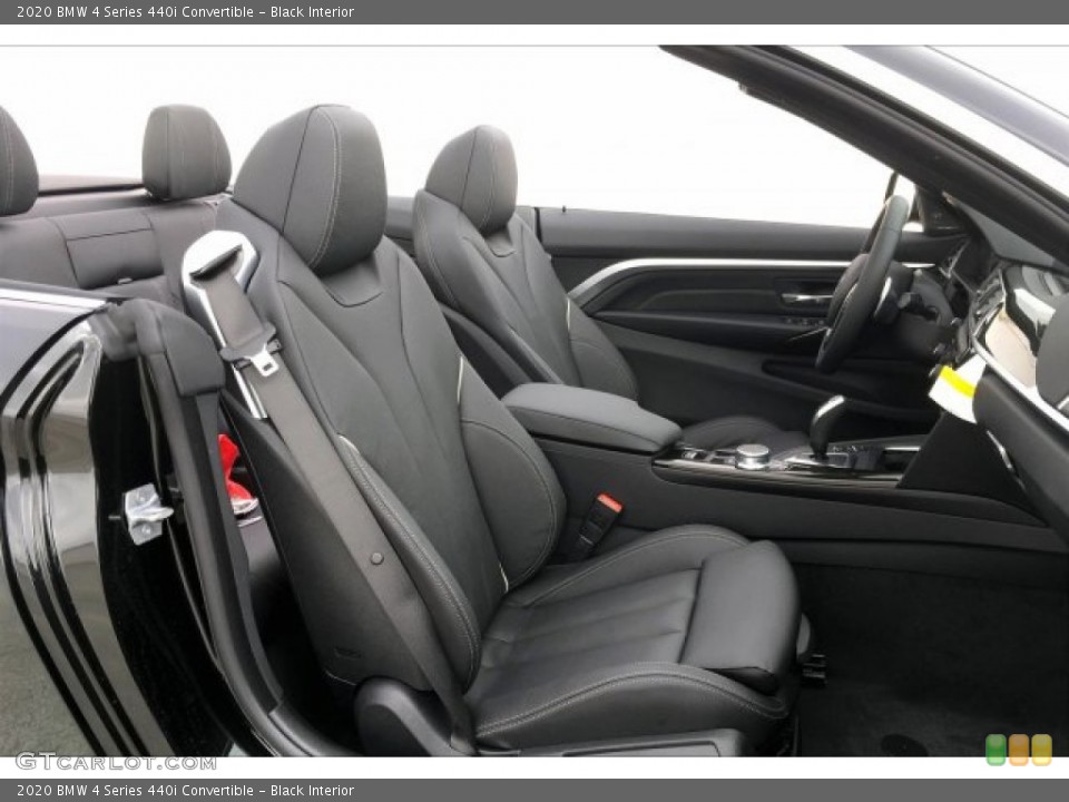 Black Interior Photo for the 2020 BMW 4 Series 440i Convertible #133190538