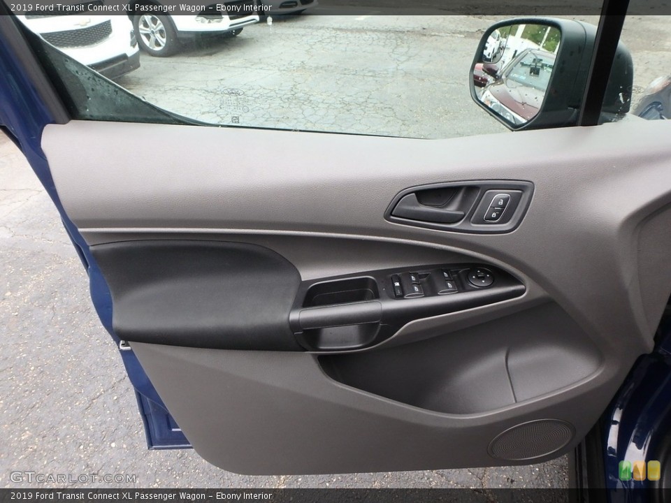 Ebony Interior Door Panel for the 2019 Ford Transit Connect XL Passenger Wagon #133196325
