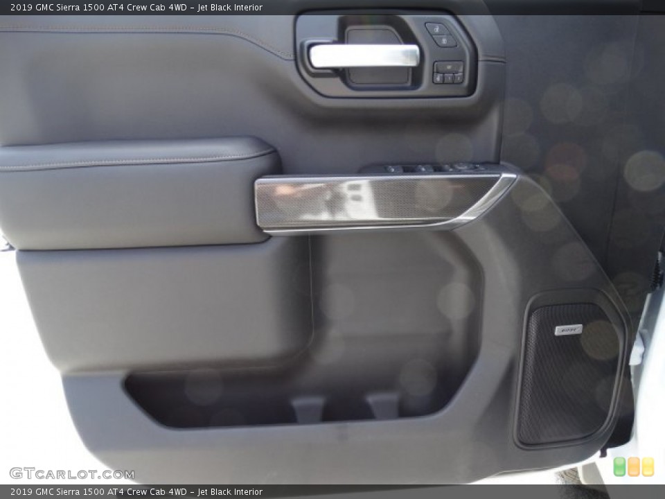 Jet Black Interior Door Panel for the 2019 GMC Sierra 1500 AT4 Crew Cab 4WD #133199157