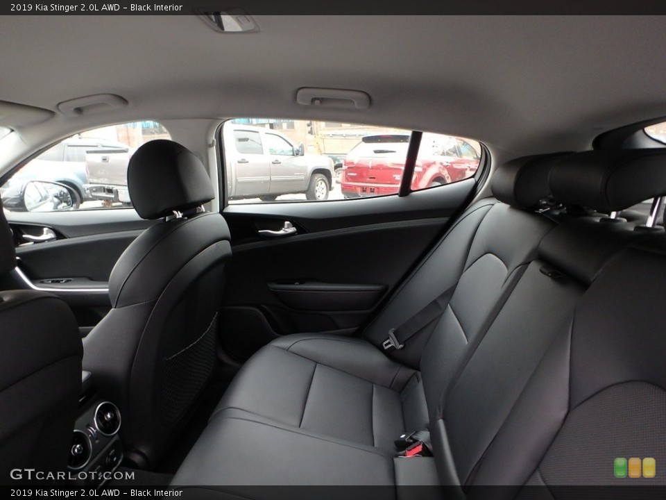 Black Interior Rear Seat for the 2019 Kia Stinger 2.0L AWD #133200012