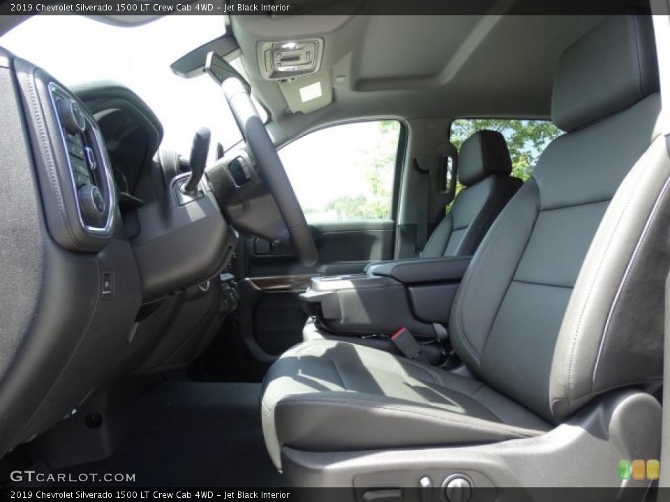 Jet Black Interior Front Seat for the 2019 Chevrolet Silverado 1500 LT Crew Cab 4WD #133200822