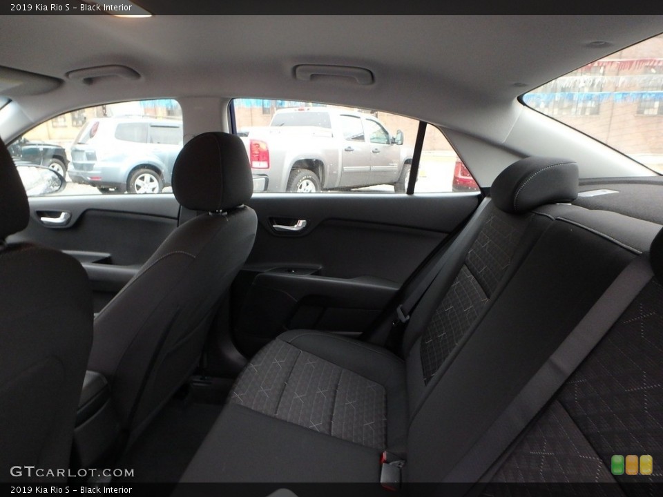 Black Interior Rear Seat for the 2019 Kia Rio S #133200834