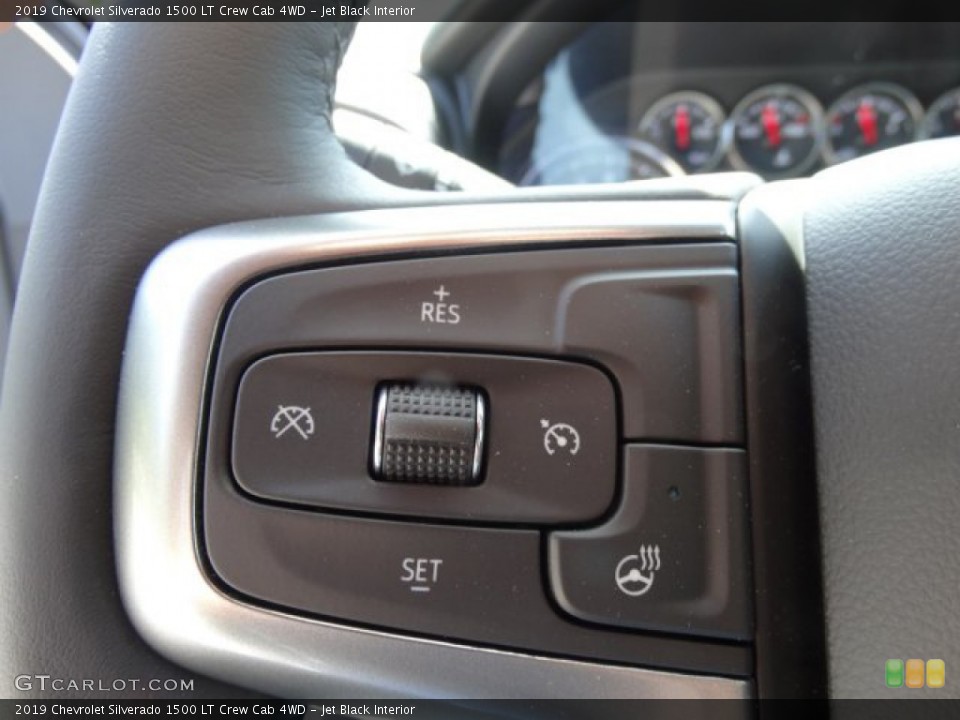 Jet Black Interior Controls for the 2019 Chevrolet Silverado 1500 LT Crew Cab 4WD #133200900