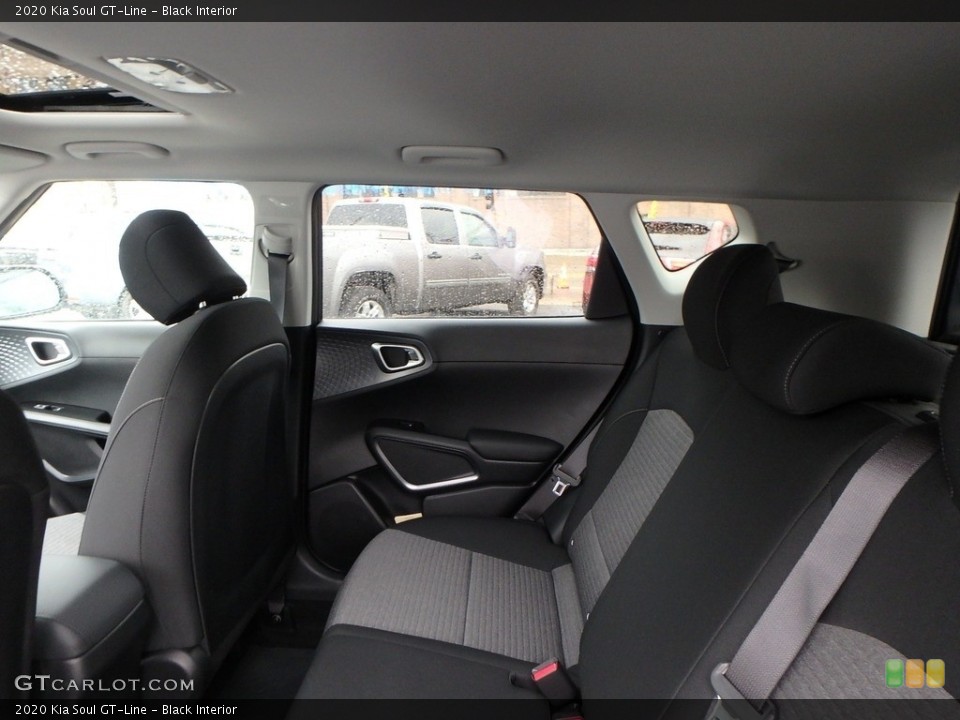 Black Interior Rear Seat for the 2020 Kia Soul GT-Line #133201272