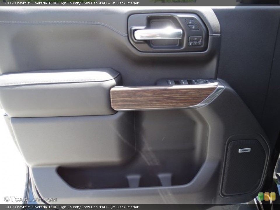 Jet Black Interior Door Panel for the 2019 Chevrolet Silverado 1500 High Country Crew Cab 4WD #133202355