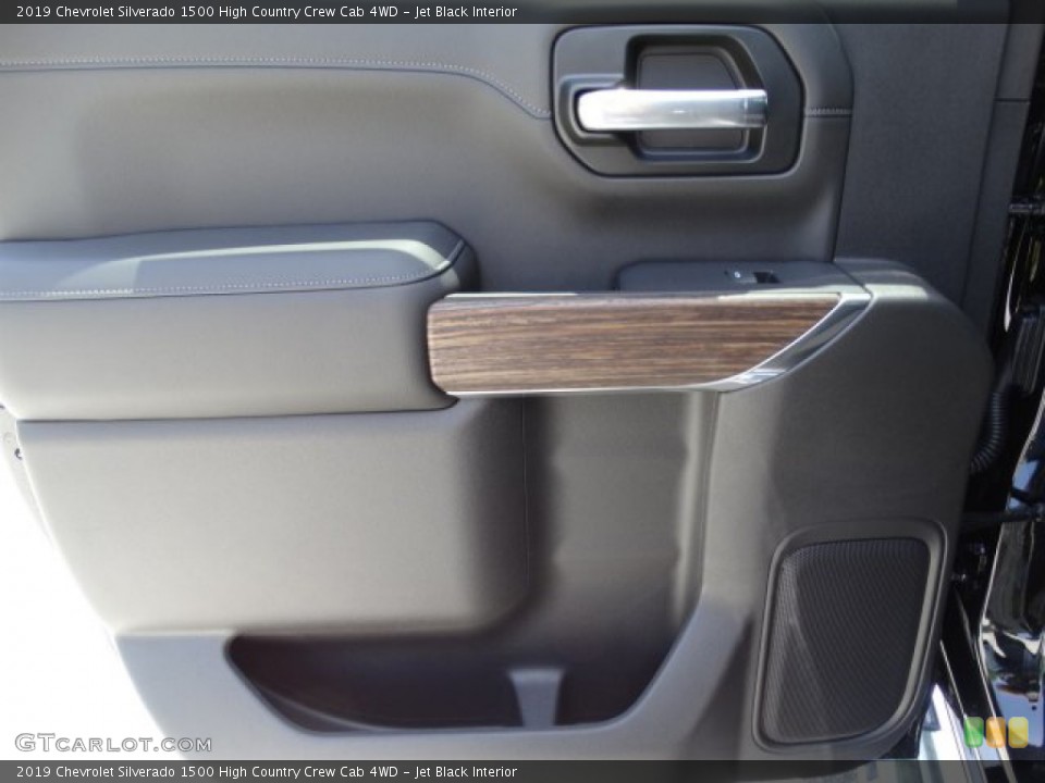 Jet Black Interior Door Panel for the 2019 Chevrolet Silverado 1500 High Country Crew Cab 4WD #133202643