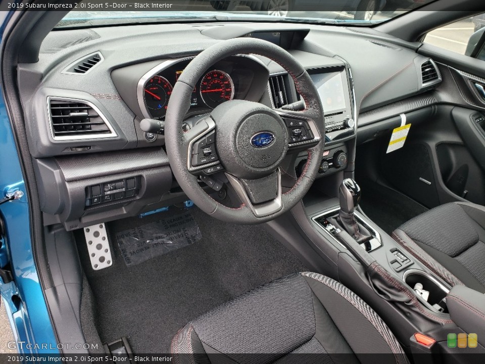 Black Interior Photo for the 2019 Subaru Impreza 2.0i Sport 5-Door #133208919