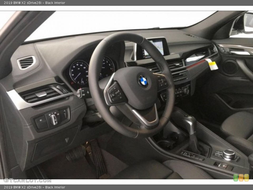 Black Interior Dashboard for the 2019 BMW X2 sDrive28i #133211895