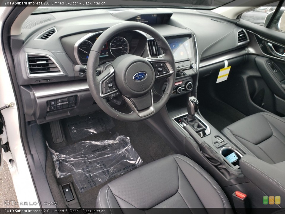 Black Interior Photo for the 2019 Subaru Impreza 2.0i Limited 5-Door #133212159
