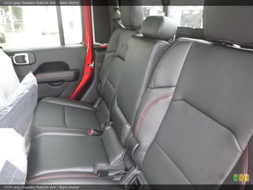 Black Interior Rear Seat for the 2020 Jeep Gladiator Rubicon 4x4 #133215921