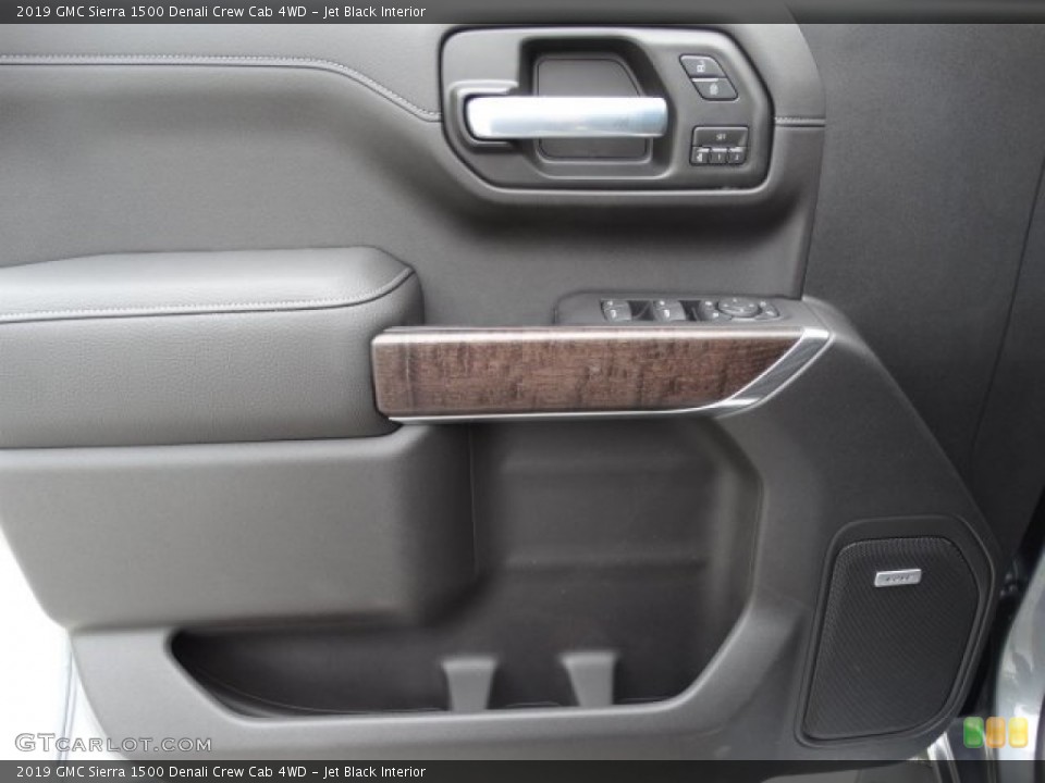 Jet Black Interior Door Panel for the 2019 GMC Sierra 1500 Denali Crew Cab 4WD #133223249
