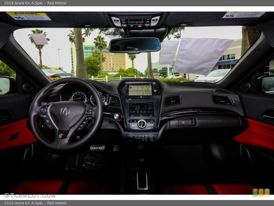 Red Interior Dashboard for the 2019 Acura ILX A-Spec #133225316