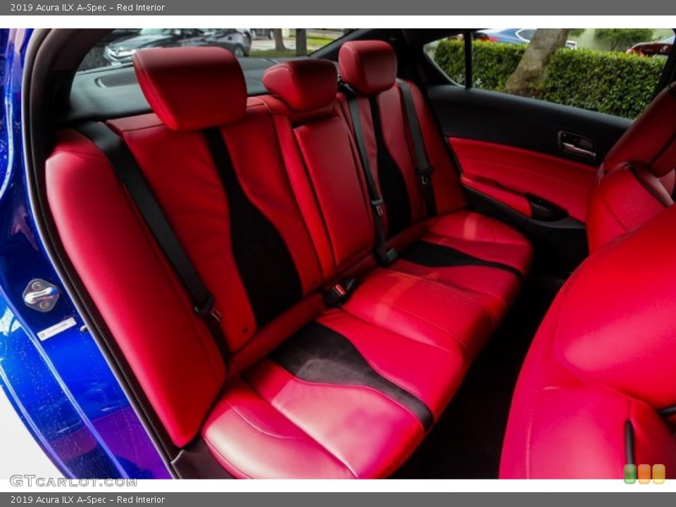 Red Interior Rear Seat for the 2019 Acura ILX A-Spec #133225433