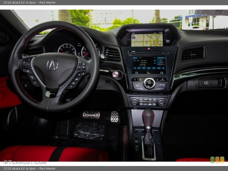Red Interior Dashboard for the 2019 Acura ILX A-Spec #133225466