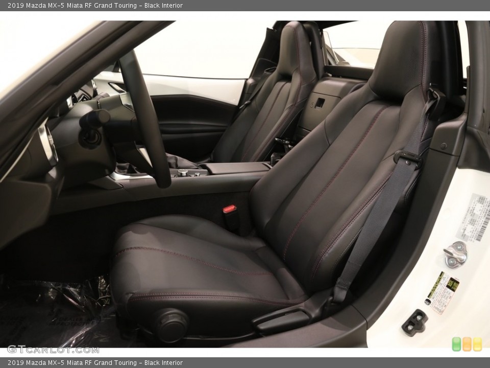Black Interior Front Seat for the 2019 Mazda MX-5 Miata RF Grand Touring #133226019