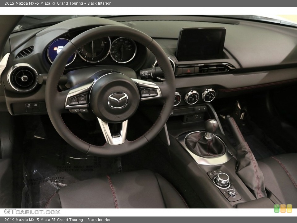 Black Interior Dashboard for the 2019 Mazda MX-5 Miata RF Grand Touring #133226031