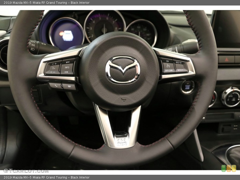 Black Interior Steering Wheel for the 2019 Mazda MX-5 Miata RF Grand Touring #133226040