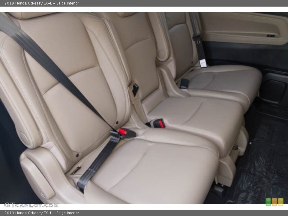 Beige Interior Rear Seat for the 2019 Honda Odyssey EX-L #133231524